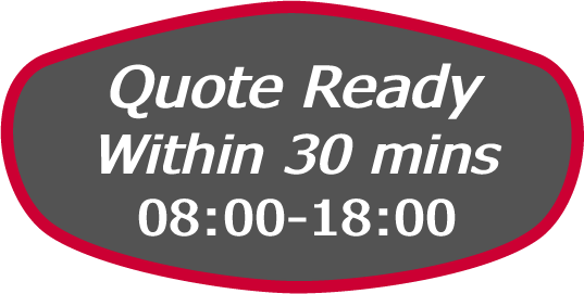 Quotation Ready Within 30 minutes