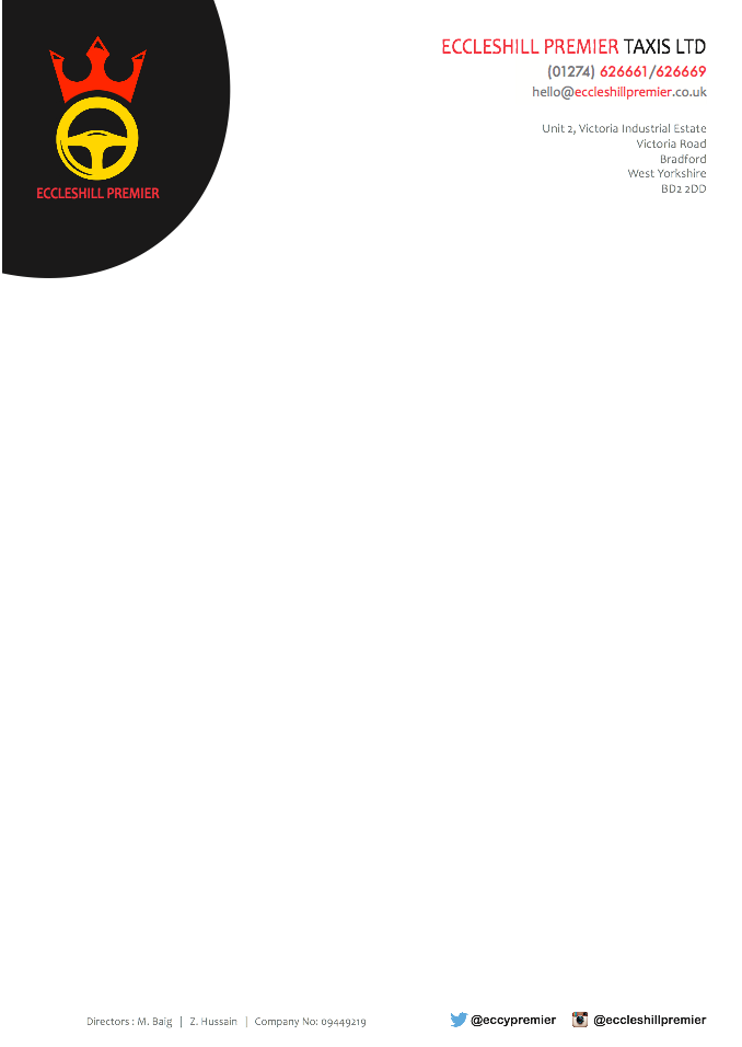 Business Stationery | Letterheads | Leeds | Letterhead | SqueakyClean Bespoke Cleaning Ltd